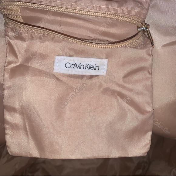 Calvin Klein Logo Large Brown Backpack - Picture 8 of 13